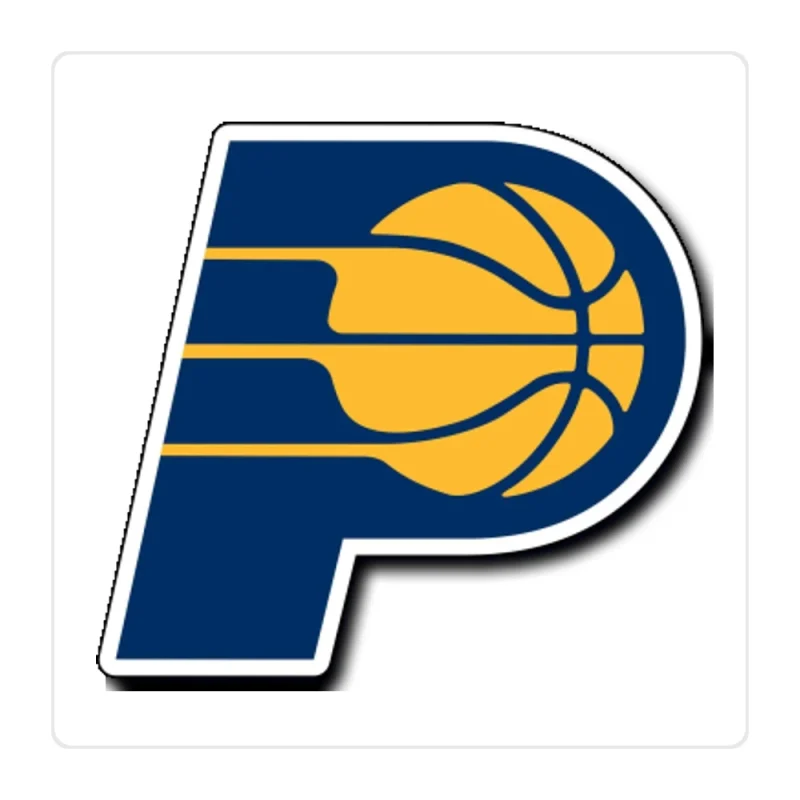 Indiana Pacers Full Color Vinyl Sticker - Custom Size