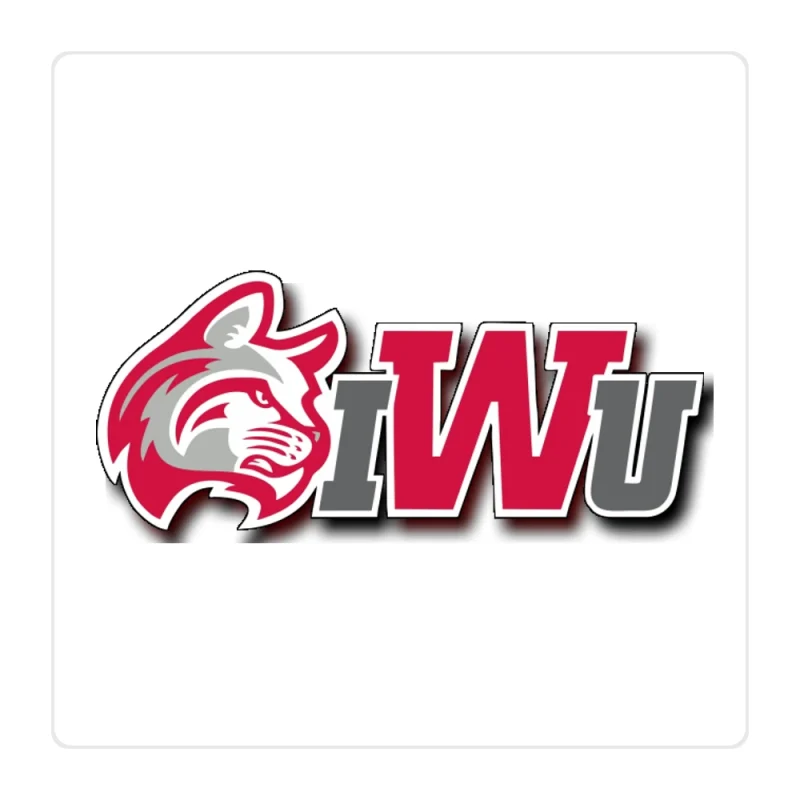 Indiana Wesleyan Full Color Vinyl Decal - Custom Size