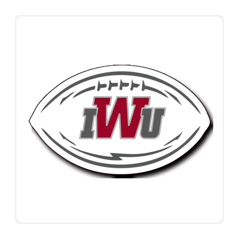 Indiana Wesleyan Full Color Vinyl Decal - Custom Size