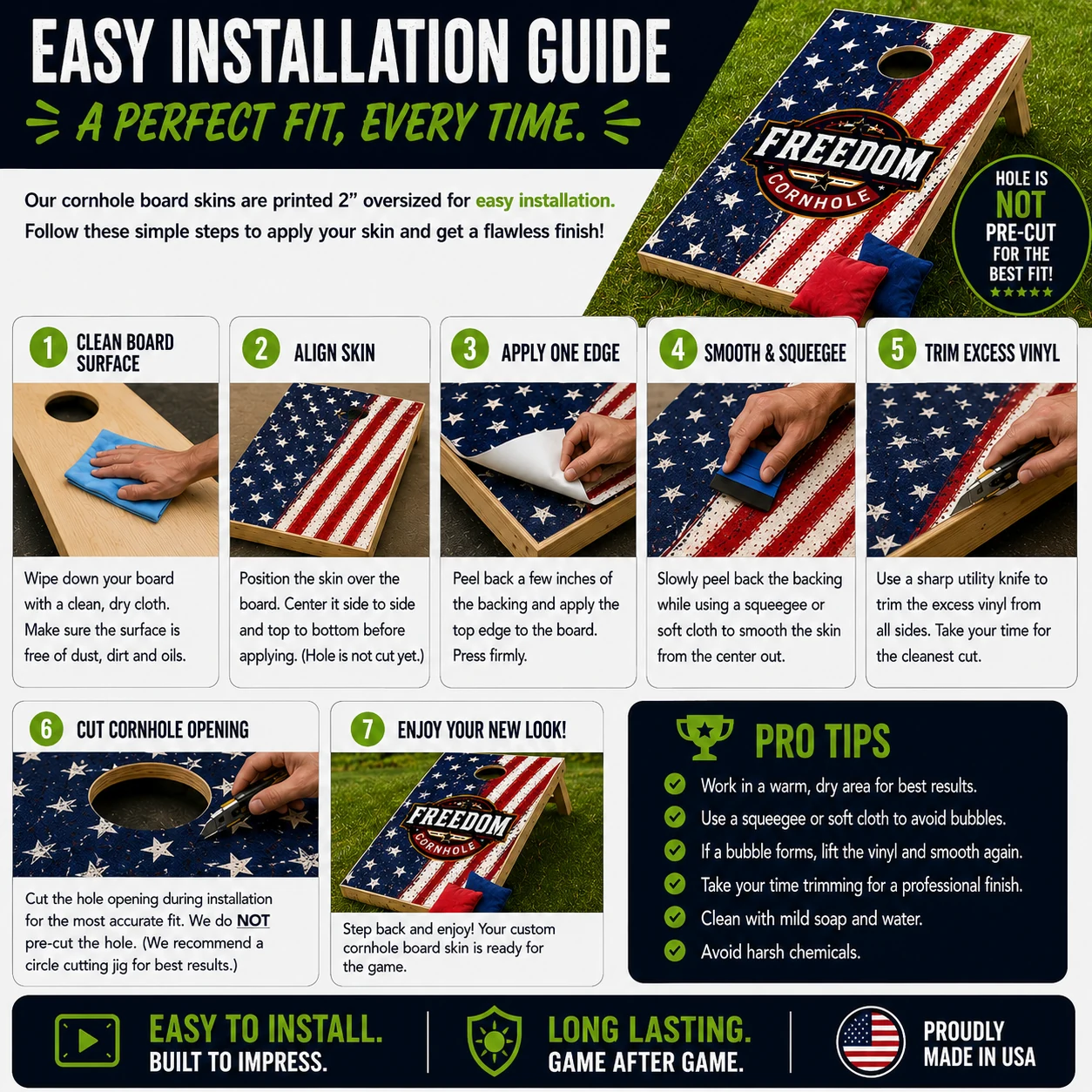 Installation Guide Cornhole