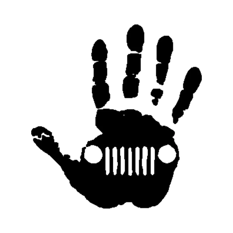 Jeep Logo Vinyl Decal - Custom Size