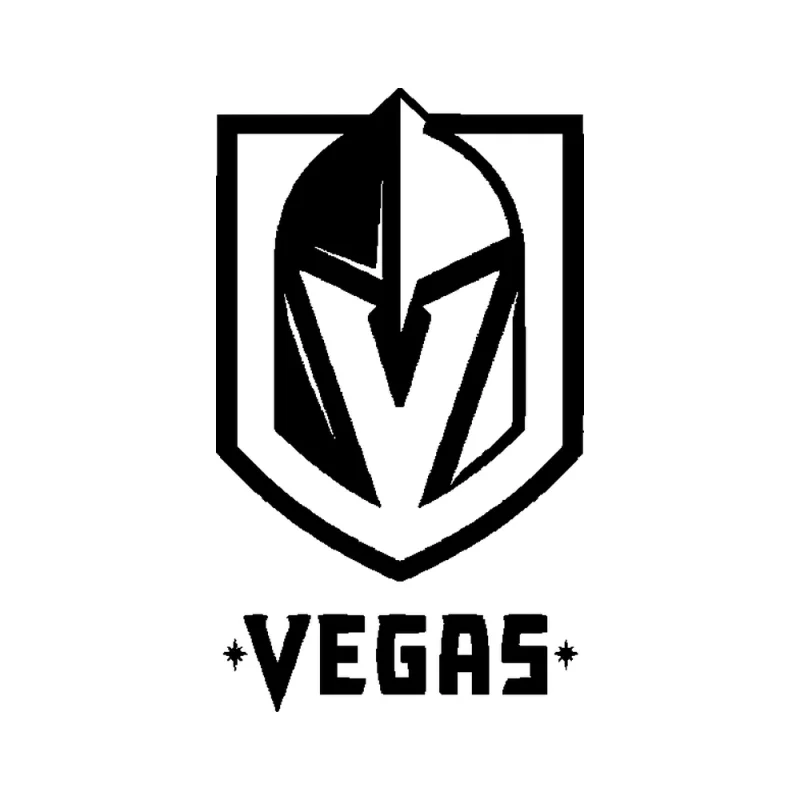 Las Vegas Golden Knights - Design 2 - Die Cut Vinyl Decal - Custom Size