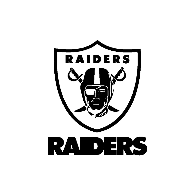 Las Vegas Raiders - Design 1 - Die Cut Vinyl Decal - Custom Size