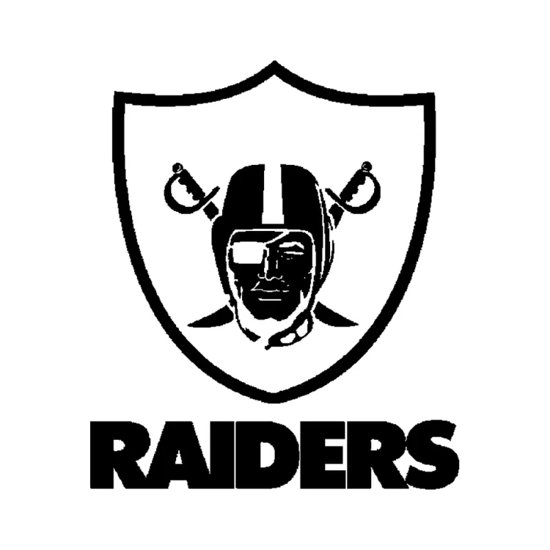Las Vegas Raiders - Design 1 - Die Cut Vinyl Decal - Custom Size