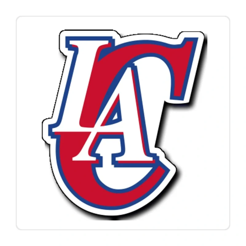 Los Angeles Clippers Full Color Vinyl Sticker - Custom Size