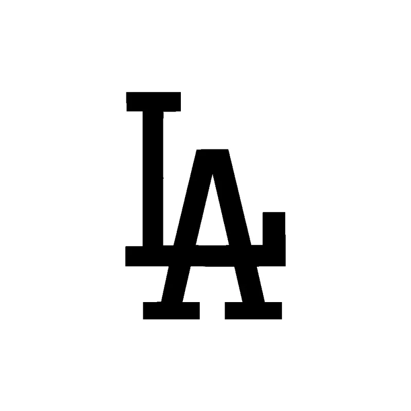 Los Angeles Dodgers - Design 1 - Die Cut Vinyl Decal - Custom Size