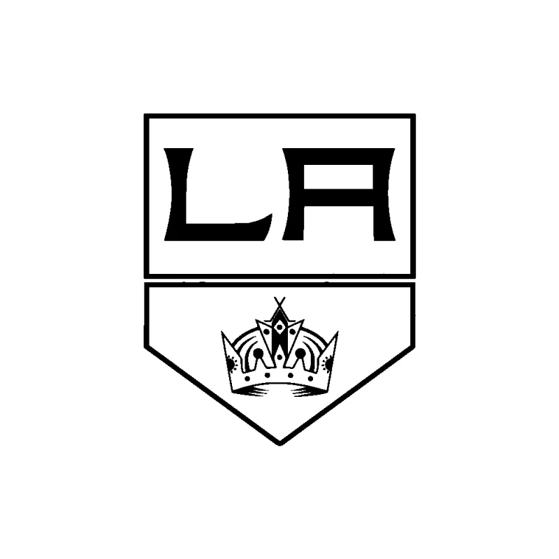 Los Angeles Kings - Design 1 - Die Cut Vinyl Decal - Custom Size