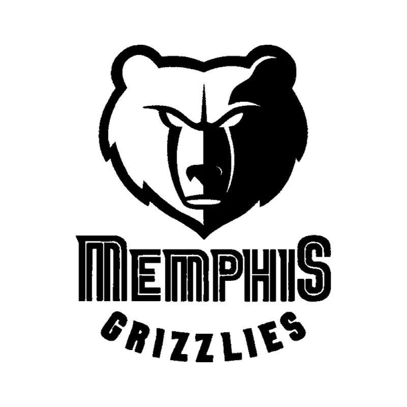 Memphis Grizzlies - Design 1 - Die Cut Vinyl Decal - Custom Size