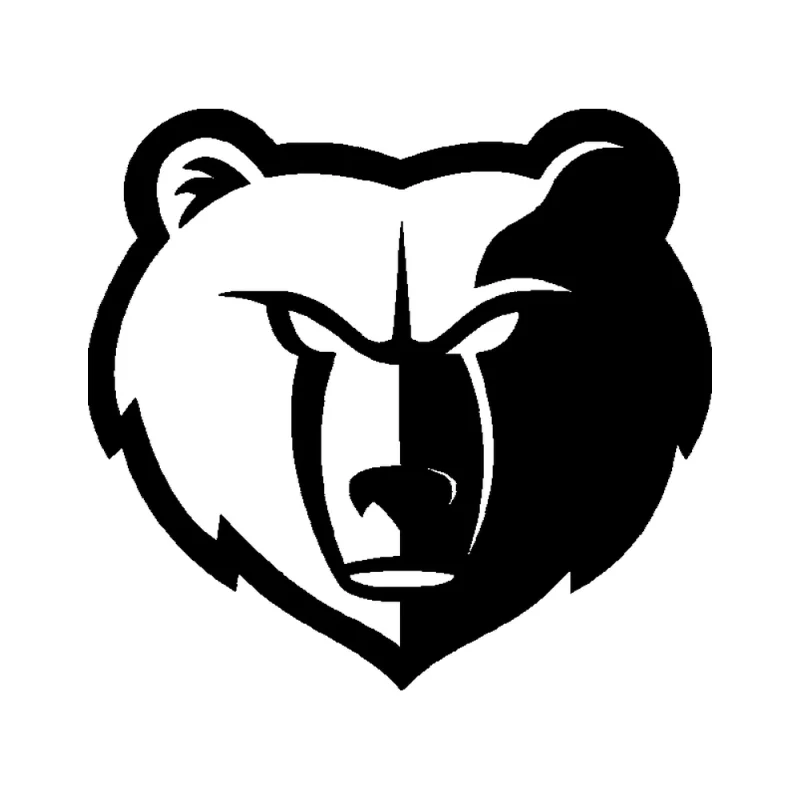 Memphis Grizzlies - Design 2 - Die Cut Vinyl Decal - Custom Size