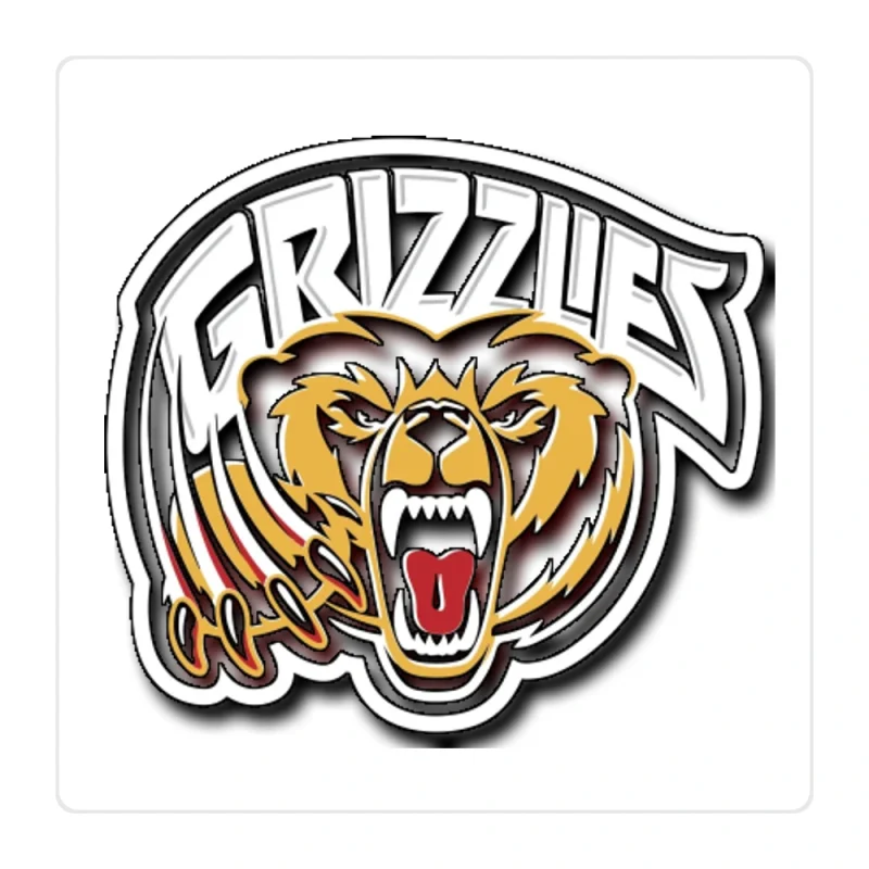 Memphis Grizzlies Full Color Vinyl Sticker - Custom Size