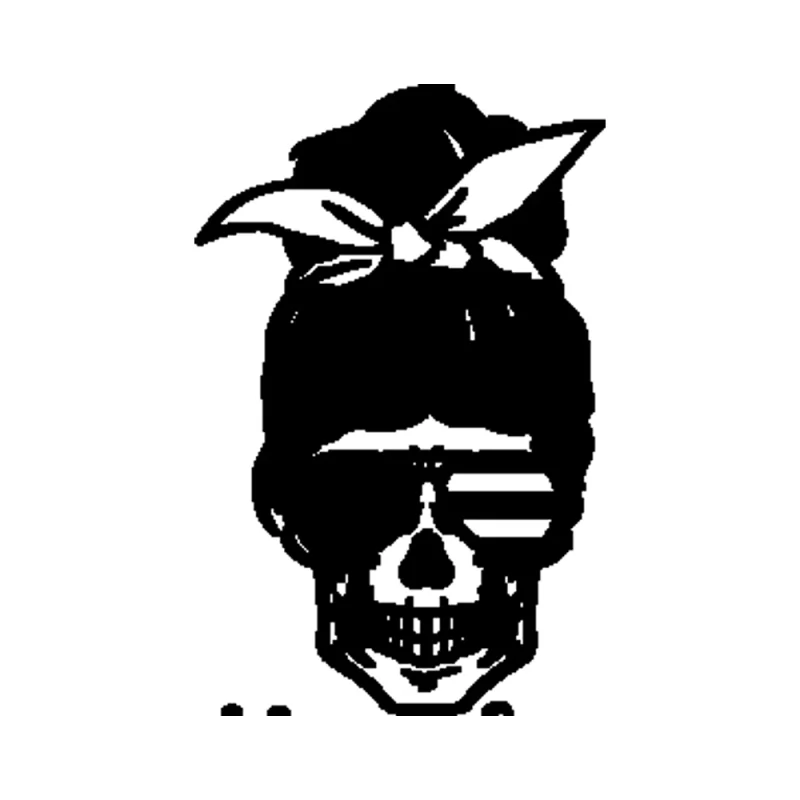Messy Buns & Loaded Guns Vinyl Decal