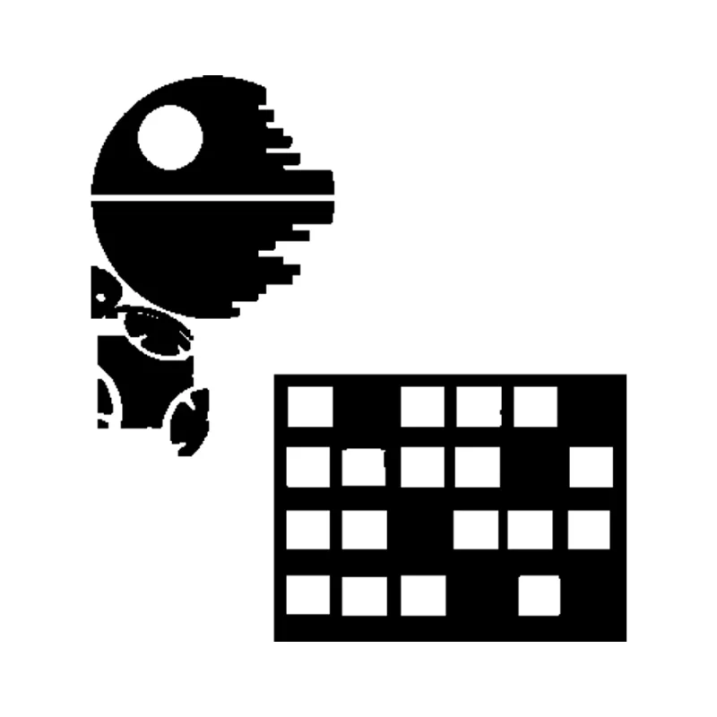 Mickey Mouse Star Wars Vinyl Decal - Custom Size