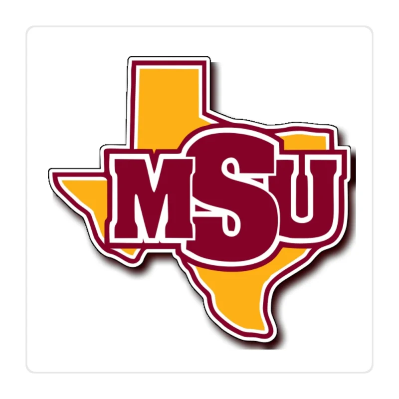 Midwestern State University Full Color Vinyl Decal - Custom Size