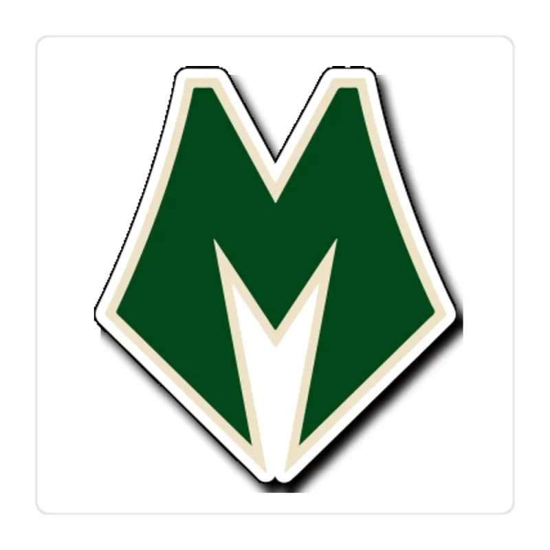 Milwaukee Bucks Full Color Vinyl Sticker - Custom Size