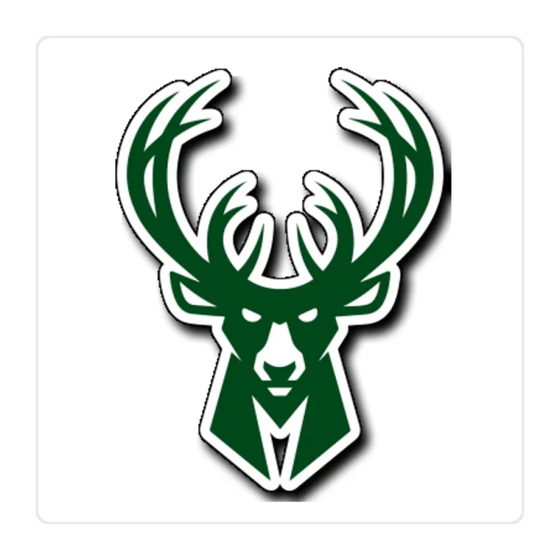 Milwaukee Bucks Full Color Vinyl Sticker - Custom Size
