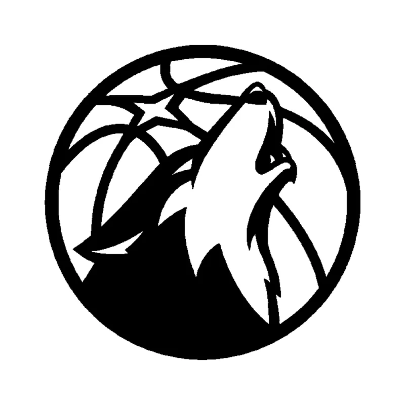 Minnesota Timberwolves - Design 2 - Die Cut Vinyl Decal - Custom Size