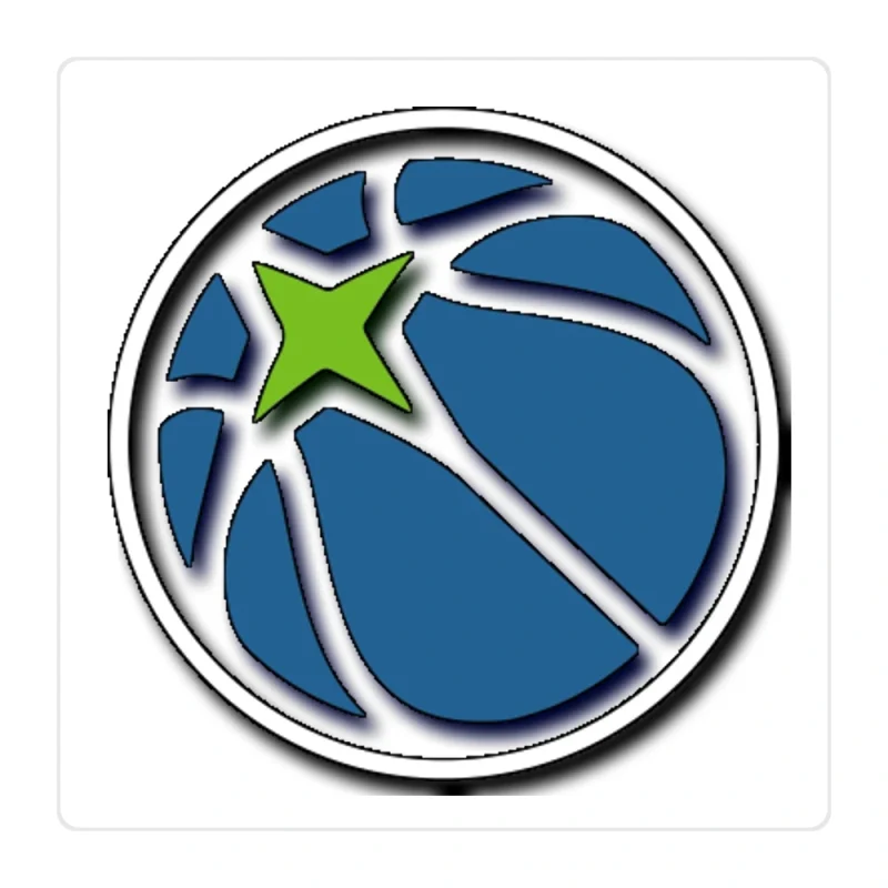 Minnesota Timberwolves Full Color Vinyl Sticker - Custom Size