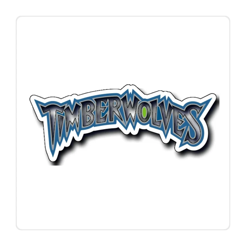Minnesota Timberwolves Full Color Vinyl Sticker - Custom Size