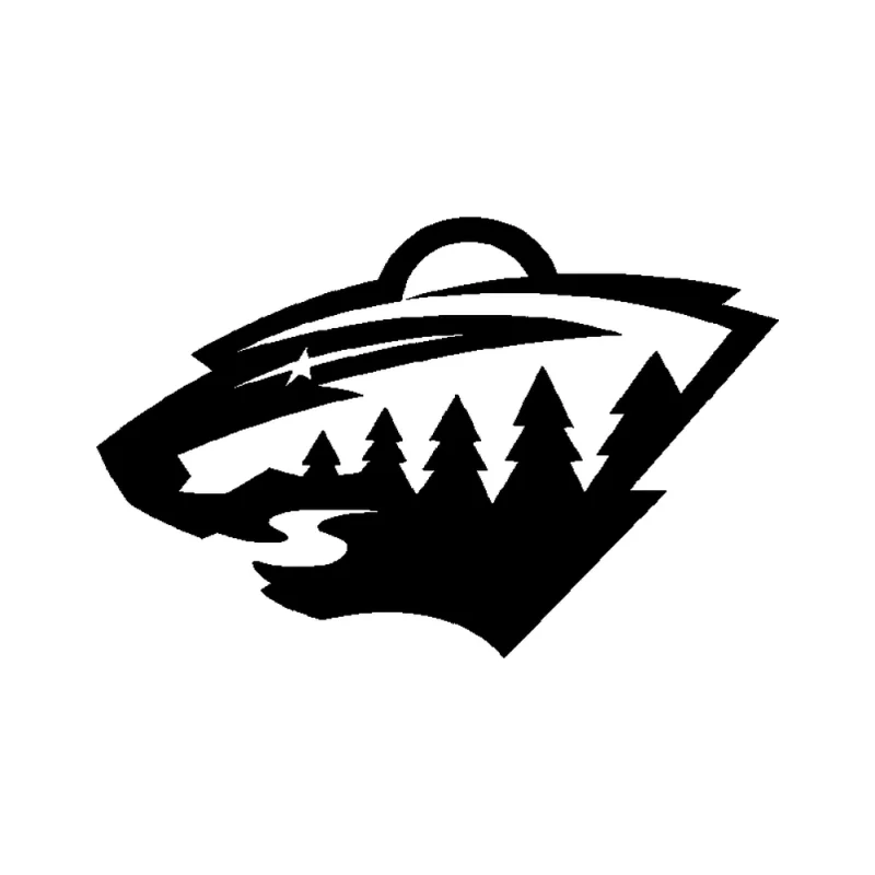 Minnesota Wild - Design 1 - Die Cut Vinyl Decal - Custom Size