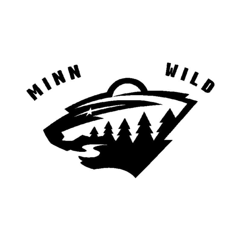 Minnesota Wild - Design 2 - Die Cut Vinyl Decal - Custom Size