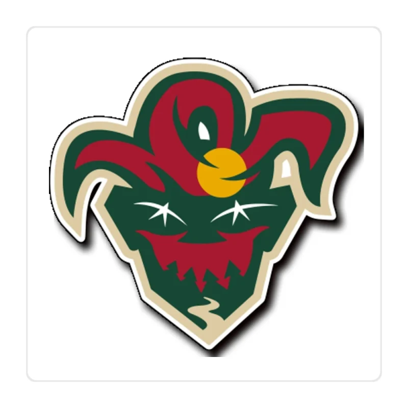 Minnesota Wild Full Color Vinyl Sticker - Custom Size