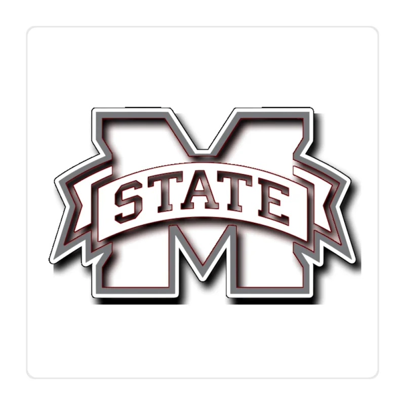 Mississippi State Bulldogs Full Color Vinyl Decal - Custom Size