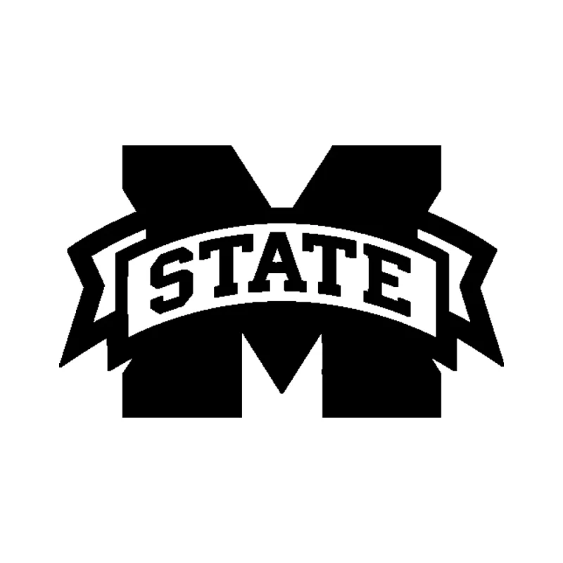 Mississippi State Bulldogs Vinyl Decal - Custom Size