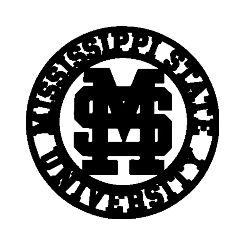 Mississippi State Bulldogs Vinyl Decal - Custom Size