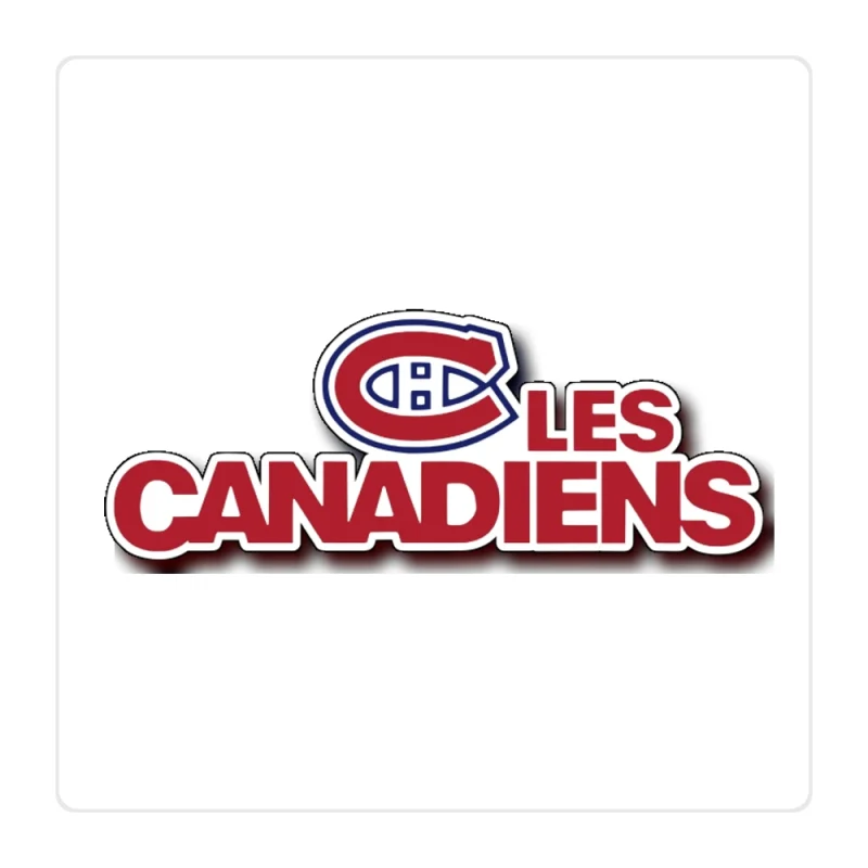 Montreal Canadiens - Les Canadiens - Full Color Vinyl Sticker - Custom Size