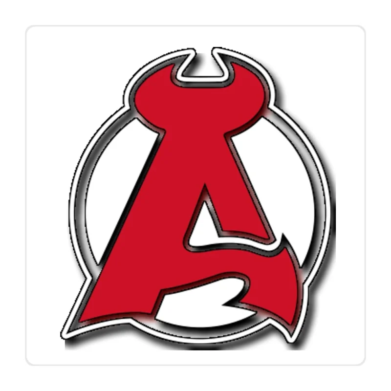 New Jersey Devils - A - Full Color Vinyl Sticker - Custom Size