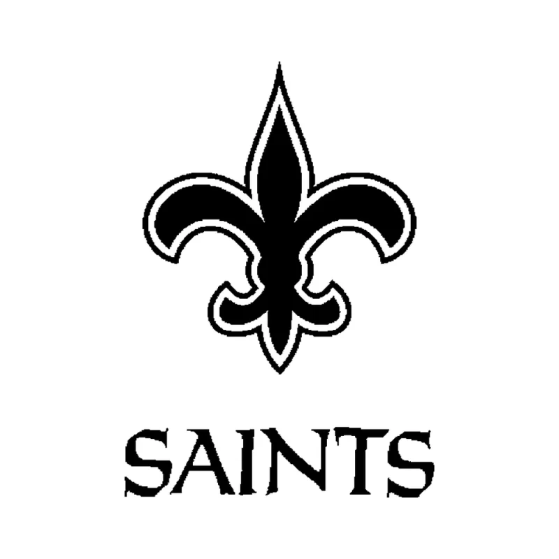New Orleans Saints - Design 2 - Die Cut Vinyl Decal - Custom Size
