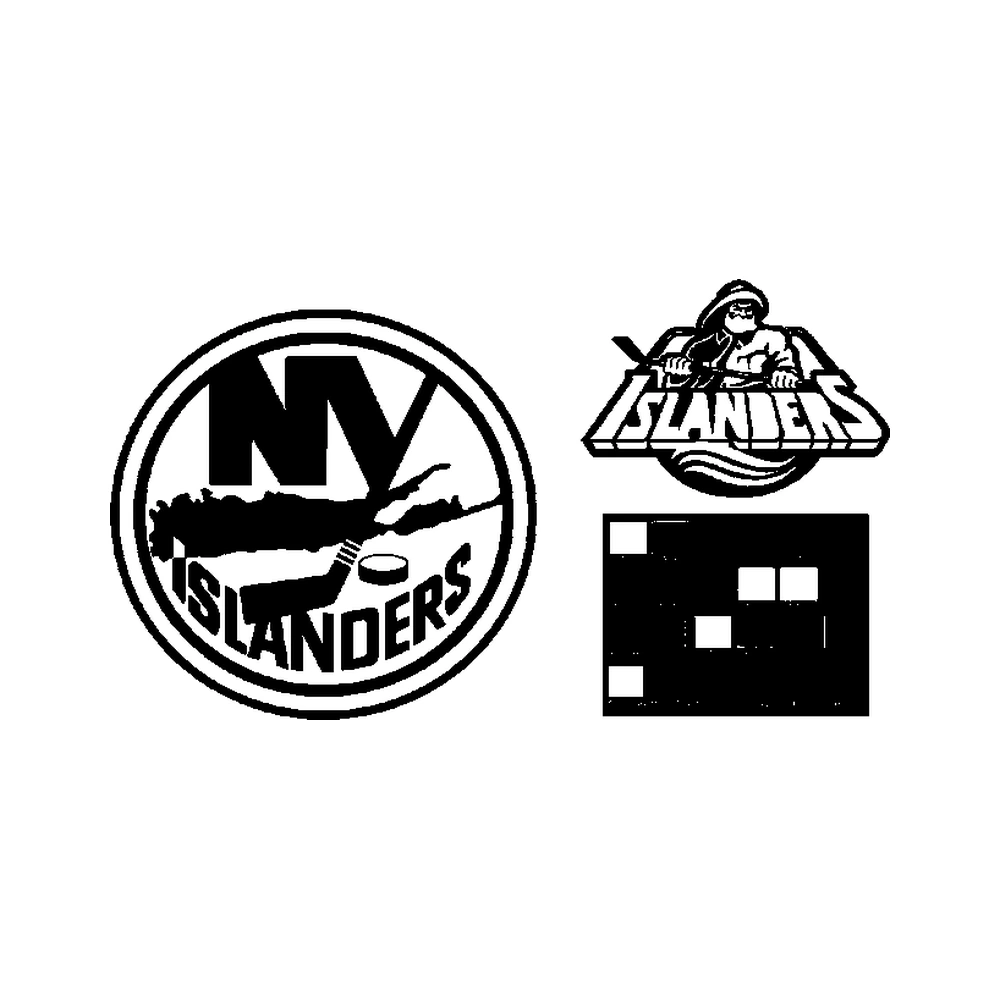 New York Islanders - Design 1 - Die Cut Vinyl Decal - Custom Size