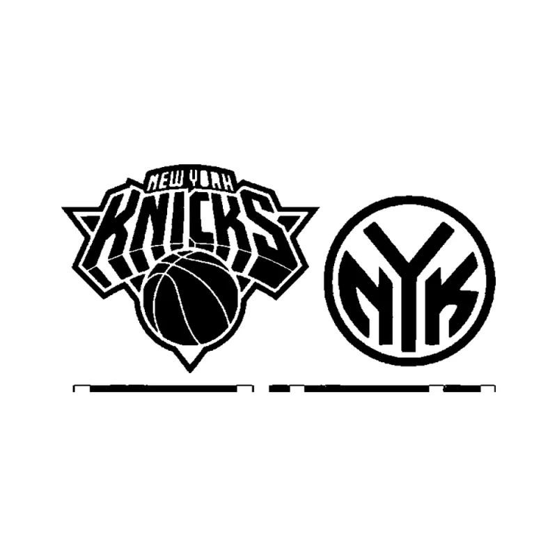 New York Knicks - Design 1 - Die Cut Vinyl Decal - Custom Size