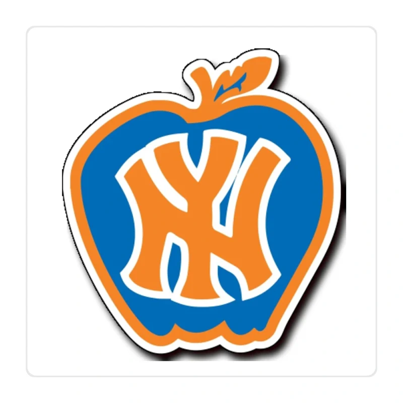 New York Knicks Full Color Vinyl Sticker - Custom Size