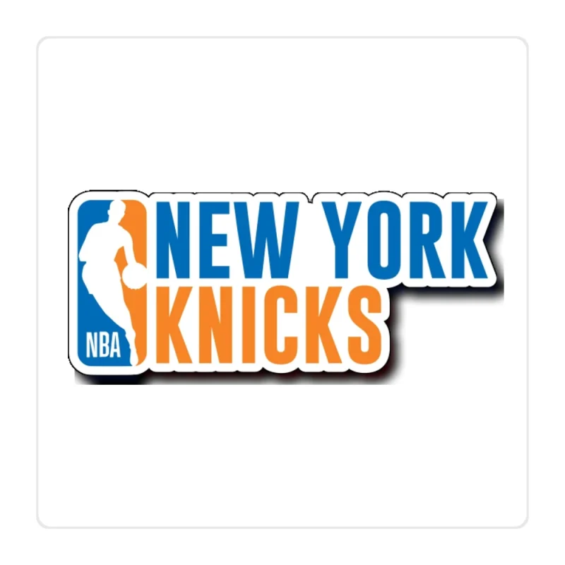 New York Knicks Full Color Vinyl Sticker - Custom Size
