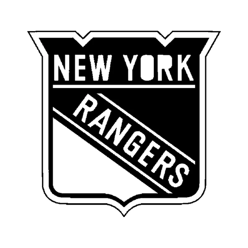 New York Rangers - Design 2 - Die Cut Vinyl Decal - Custom Size