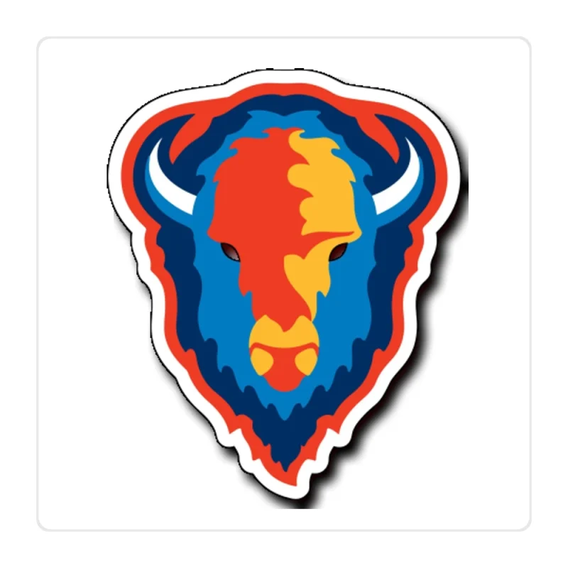Oklahoma City Thunder Full Color Vinyl Sticker - Custom Size