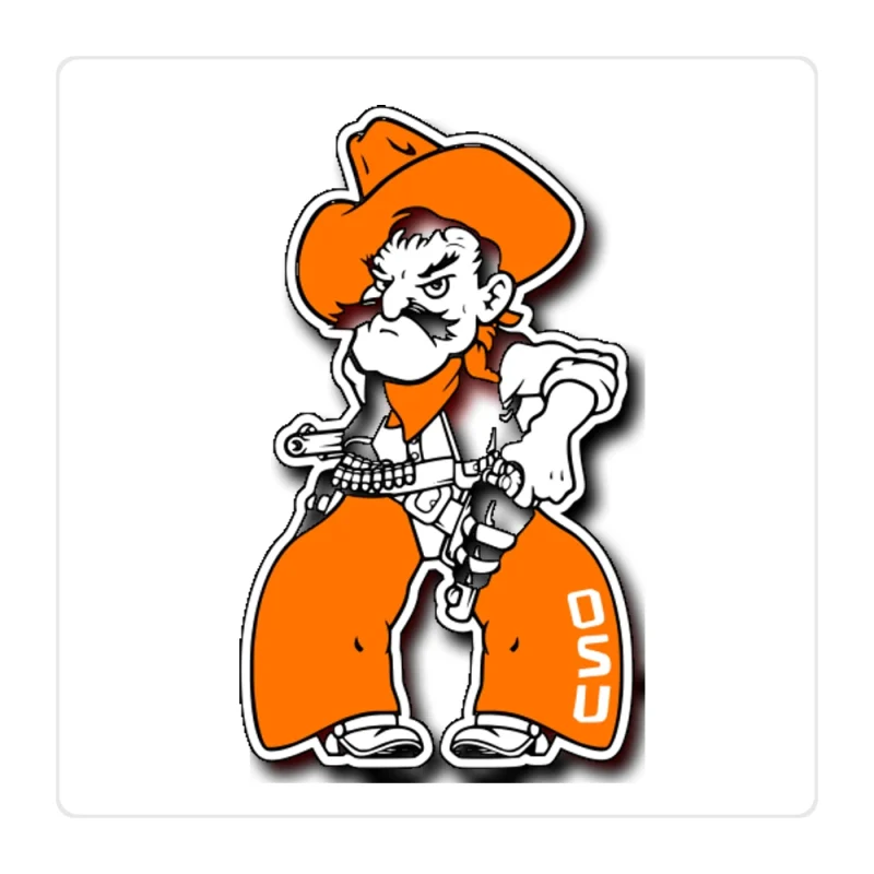 Oklahoma State University Cowboys Full Color Vinyl Decal - Custom Size