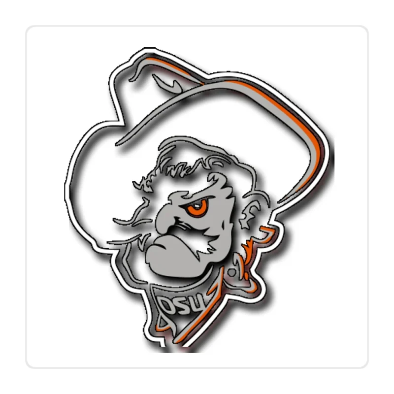 Oklahoma State University Full Color Vinyl Decal