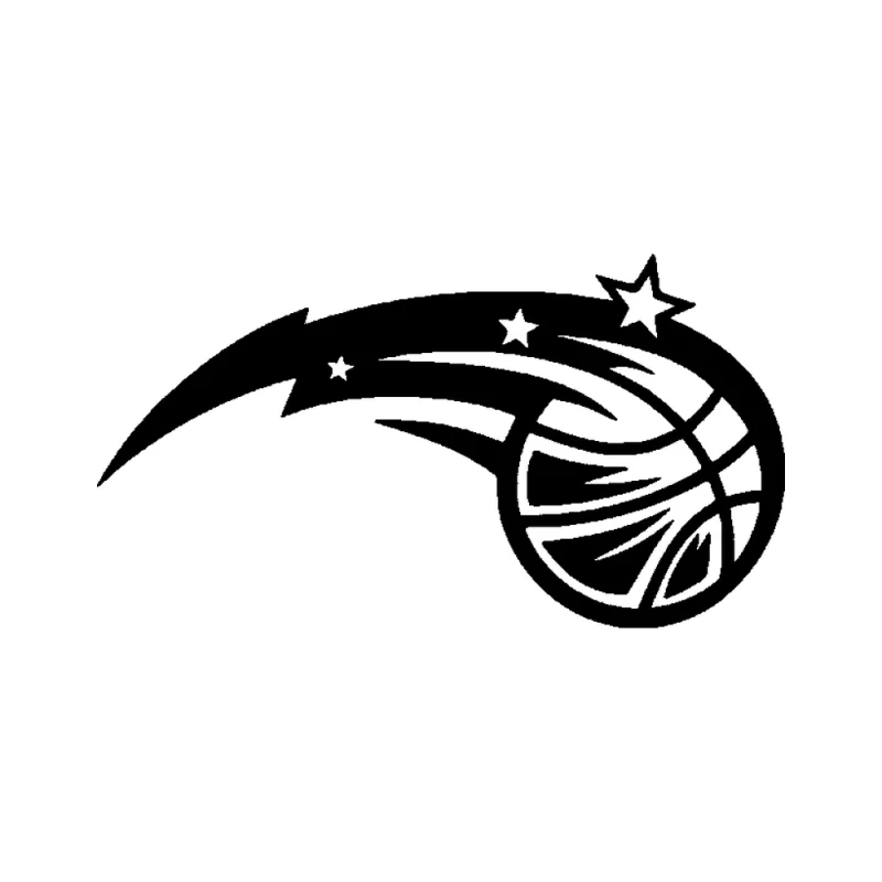 Orlando Magic - Design 2 - Die Cut Vinyl Decal - Custom Size