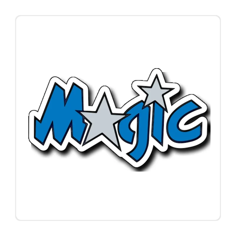 Orlando Magic Full Color Vinyl Sticker - Custom Size