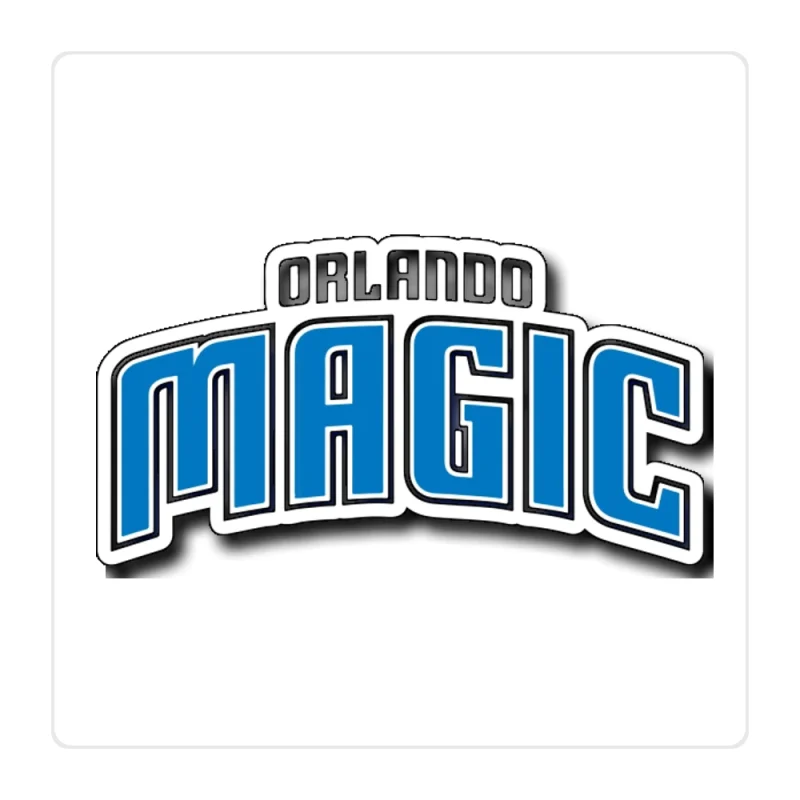 Orlando Magic Full Color Vinyl Sticker - Custom Size