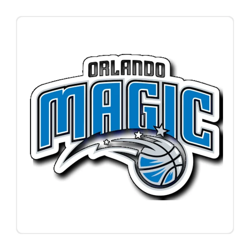 Orlando Magic Full Color Vinyl Sticker - Custom Size