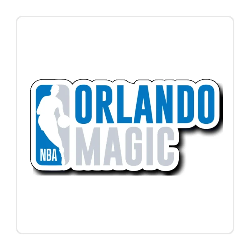 Orlando Magic Full Color Vinyl Sticker - Custom Size