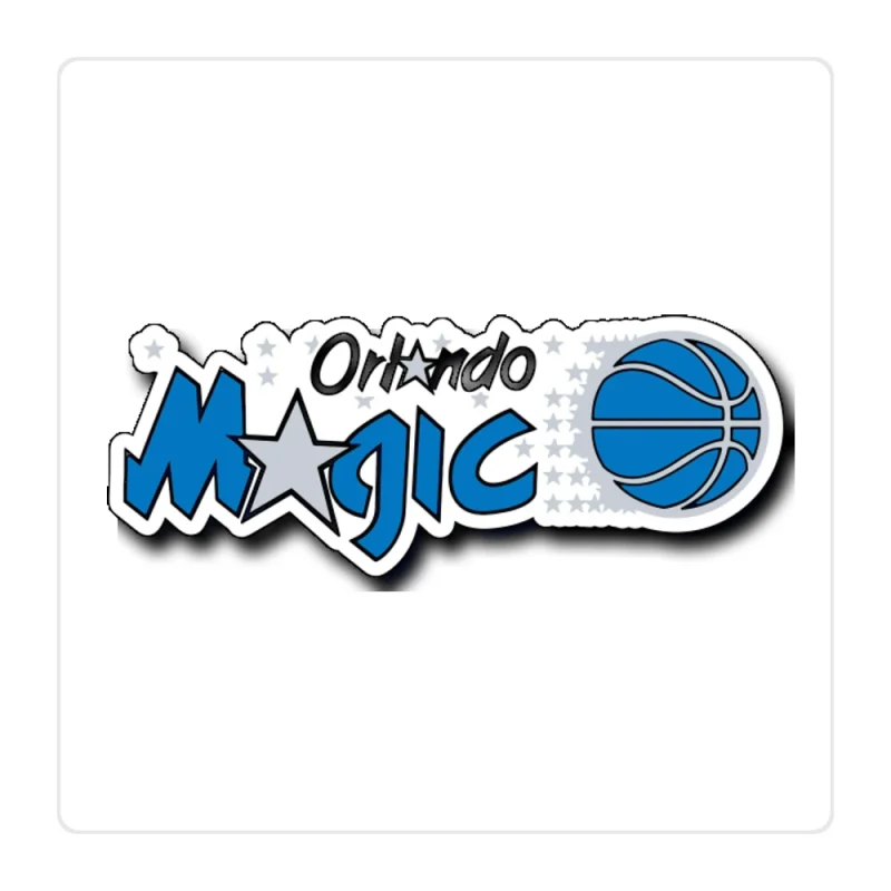 Orlando Magic Full Color Vinyl Sticker - Custom Size