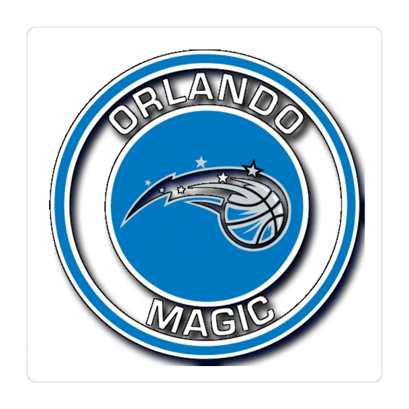 Orlando Magic Full Color Vinyl Sticker - Custom Size
