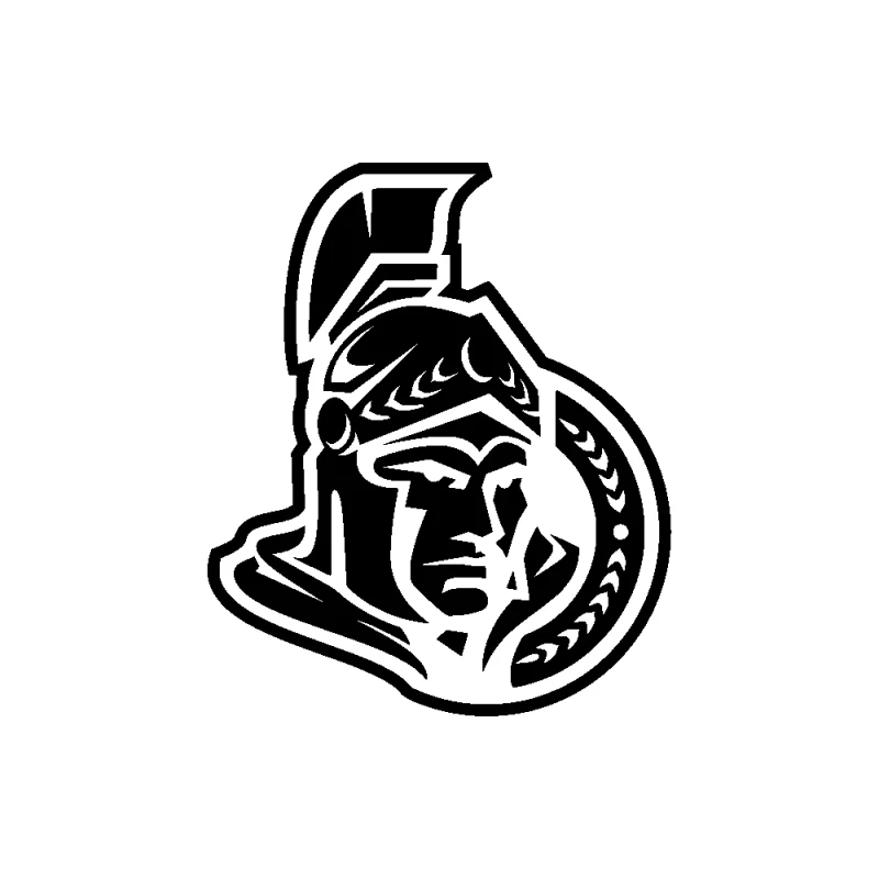Ottawa Senators - Design 1 - Die Cut Vinyl Decal - Custom Size