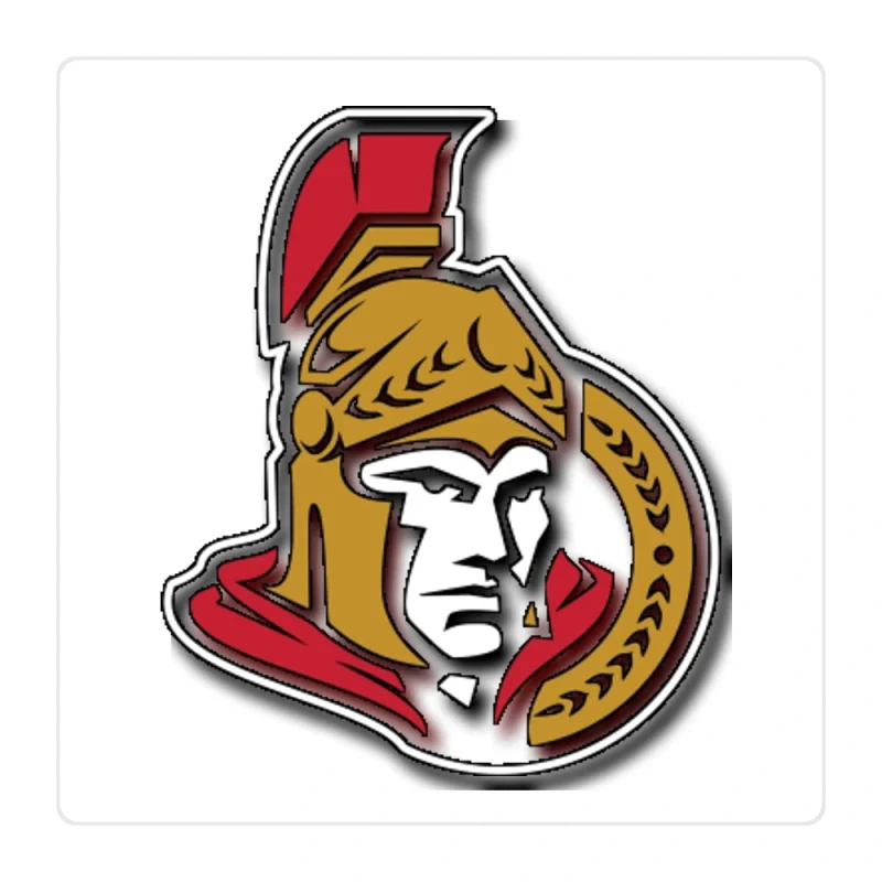 Ottawa Senators - Guy - Full Color Vinyl Sticker - Custom Size