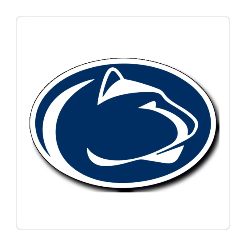 Penn State Nittany Lion - Full Color Vinyl Decal - Custom Size
