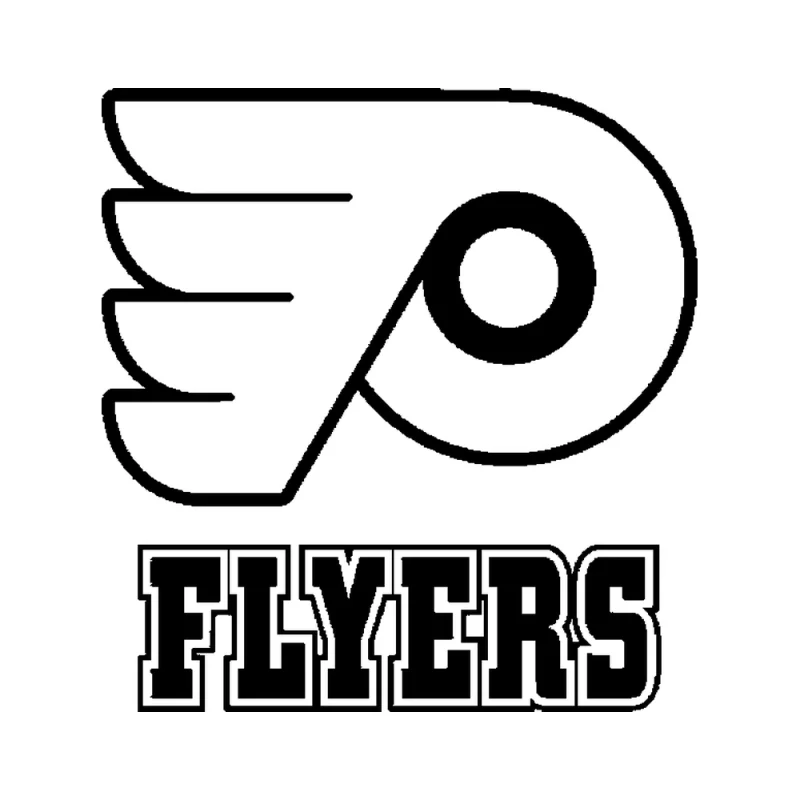 Philadelphia Flyers - Design 2 - Die Cut Vinyl Decal - Custom Size